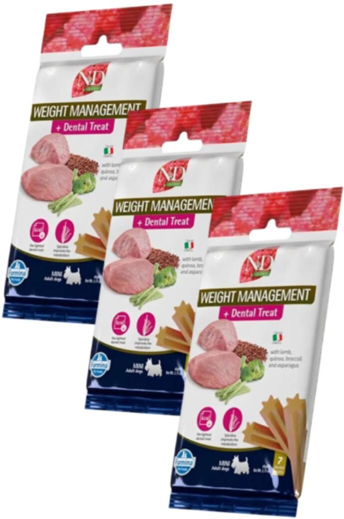 N&D Quinoa Snack Cane Mini Weight Management KIT RISPARMIO 3X60G