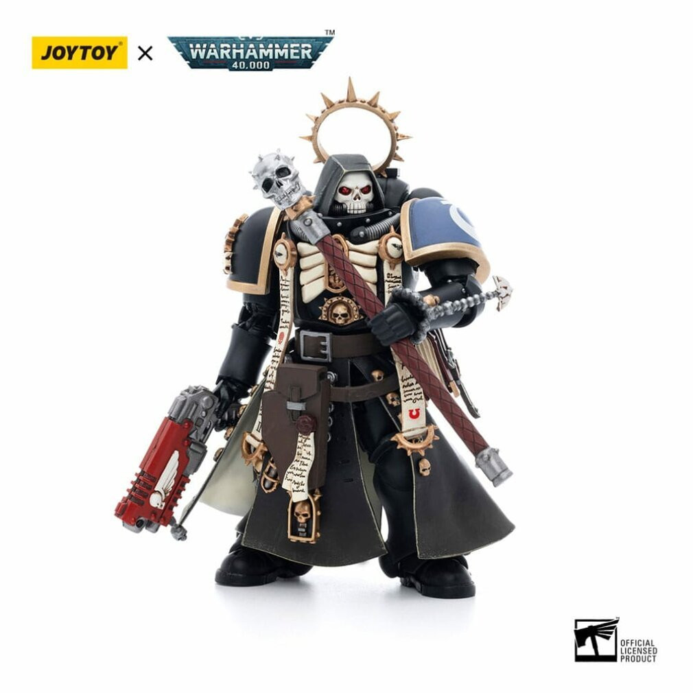 Joy Toy Warhammer 40k Actiefiguur 1/18 Ultramarines Primaris Chaplain Broeder Varus, 12 cm