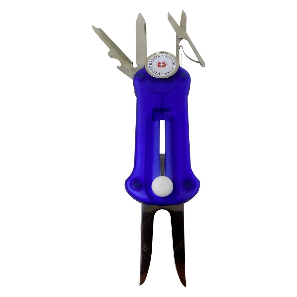 Victorinox Golf Tool, blau transparent (10 Funktionen) (0.7052.T2)