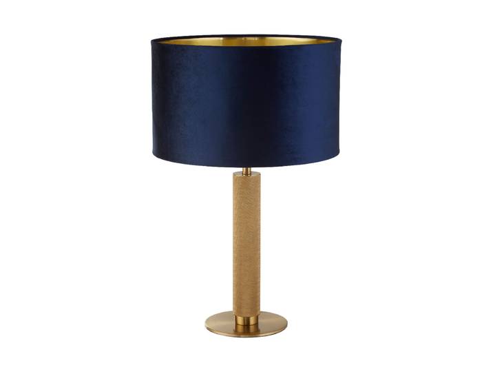 Elegante Design Tischlampe „London“ Grau, Silber Searchlight