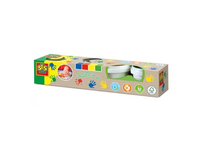 SES vingerverf 4 kleuren x 110 mL