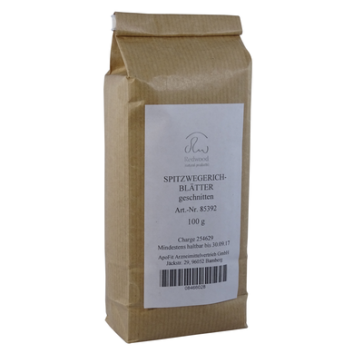 ApoFit Medizin- und Naturprodukte GmbH SPITZWEGERICHBLÄTTER 100 g 08466028