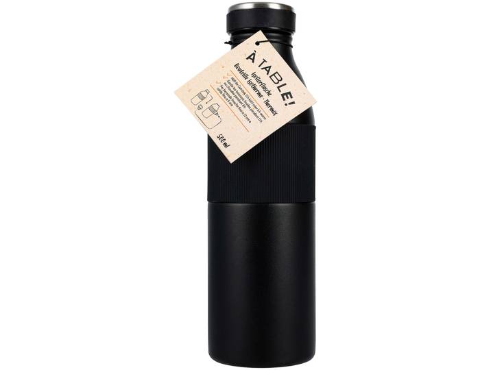 À Table! Isolierflasche schwarz 500ml