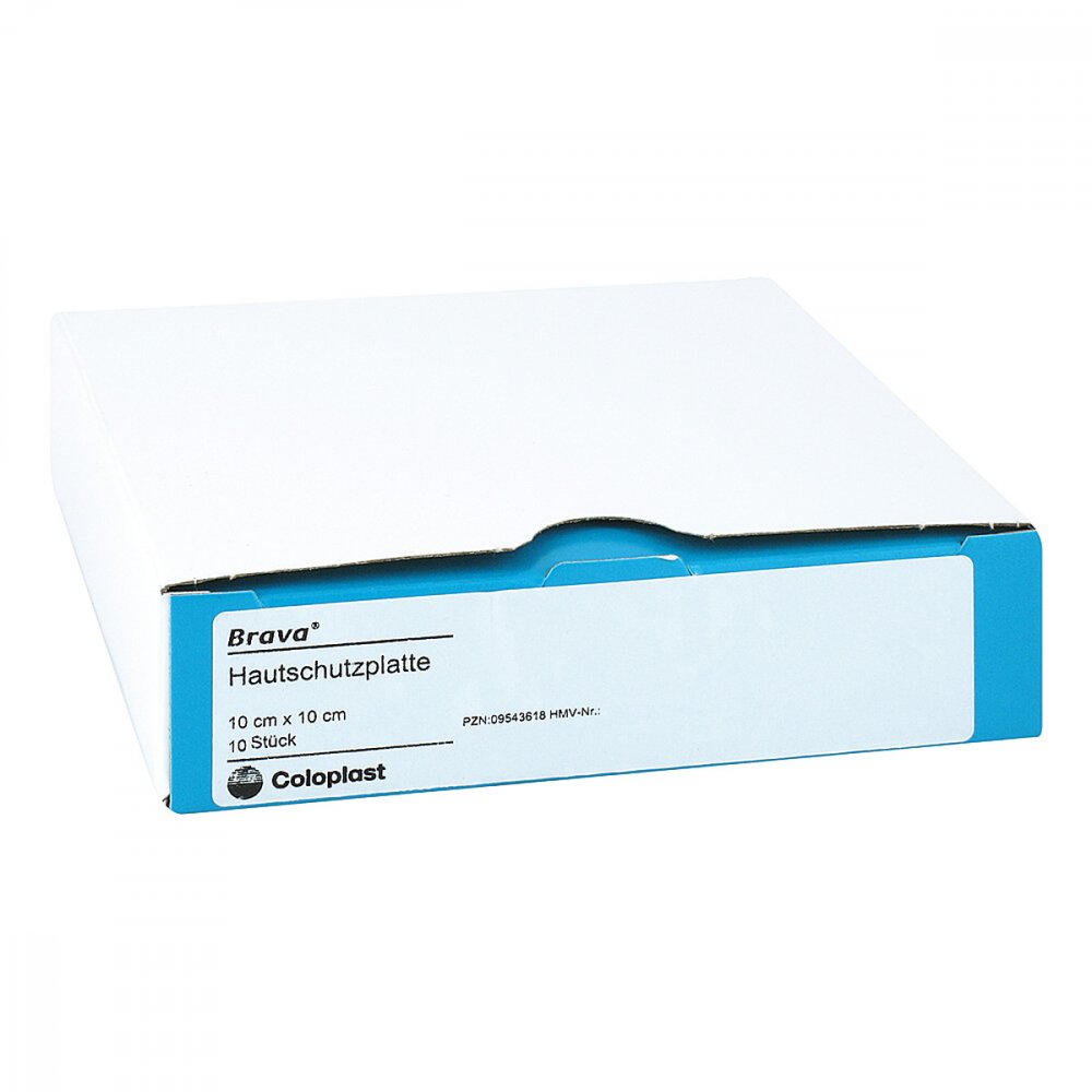 Coloplast GmbH Brava Hautschutzplatten 10x10 cm 09543618