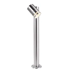 Deko-Light Stehleuchte Zilly II 500mm GU10 IP44 Edelstahl 733062