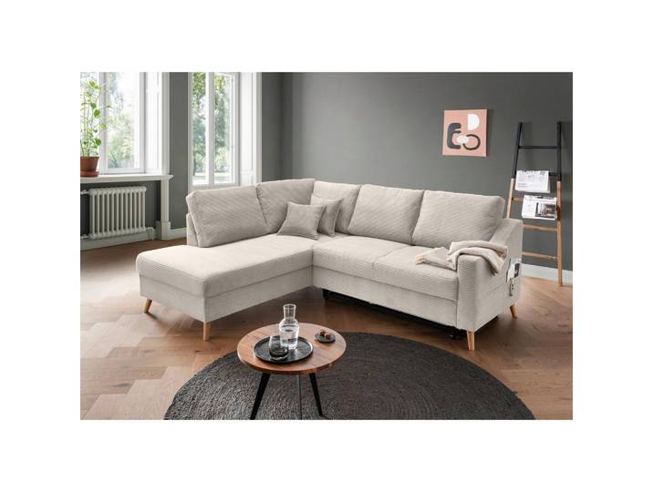 Ecksofa Valentina Beige S: 200x230 cm