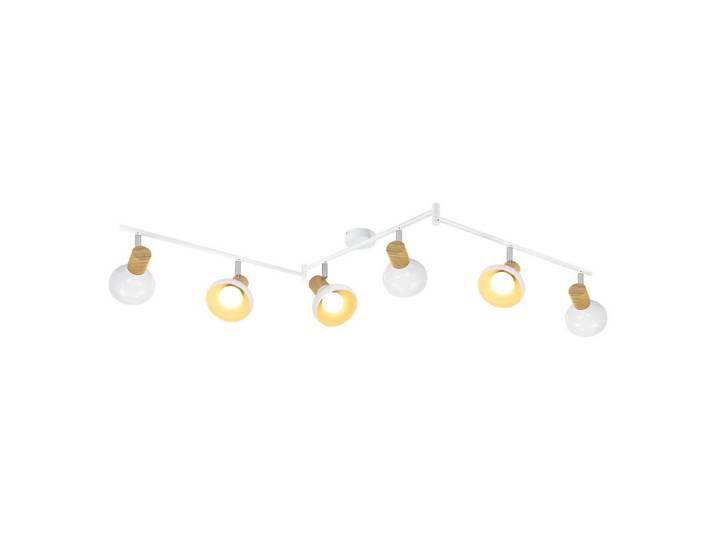 Nettlife Deckenstrahler Ferguson 6-flammig 17.5/11/150 cm, Weiß, Metall, E14, 11x150x17.5 cm, Lampen & Leuchten, Innenbeleuchtung, Spots & Strahler, Deckenspots