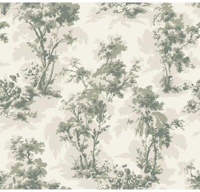 Chris Loves Julia x A-Street Prints Sainsbury Sage Forest Wallpaper