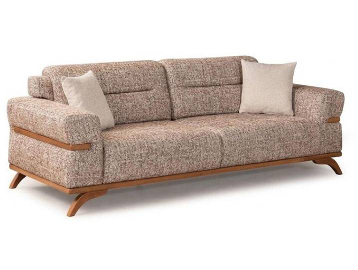 JVmoebel 3-Sitzer Sofa Braun modern bequem komfortabel praktisch Wohnzimmer, 1 Teile
