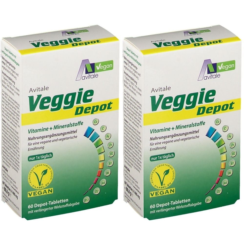 Veggie Depot Vitamine+Mineralstoffe Tabletten 2x 2x60 St