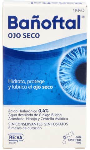 BAÑOFTAL Multidosis Ojo Seco 0,4% 10ml