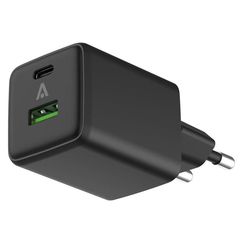 Alkaya NEXUS-Laderät mit GaN-Technologie 45W schwarz (45 W, 2 Ports) (CR-50003)
