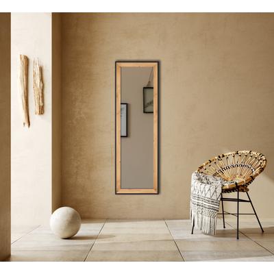Spiegel MIRRORS AND MORE "Branda", braun (artisan eiche), B:50cm H:150cm T:2,7cm, MDF, Spiegel, Wandspiegel