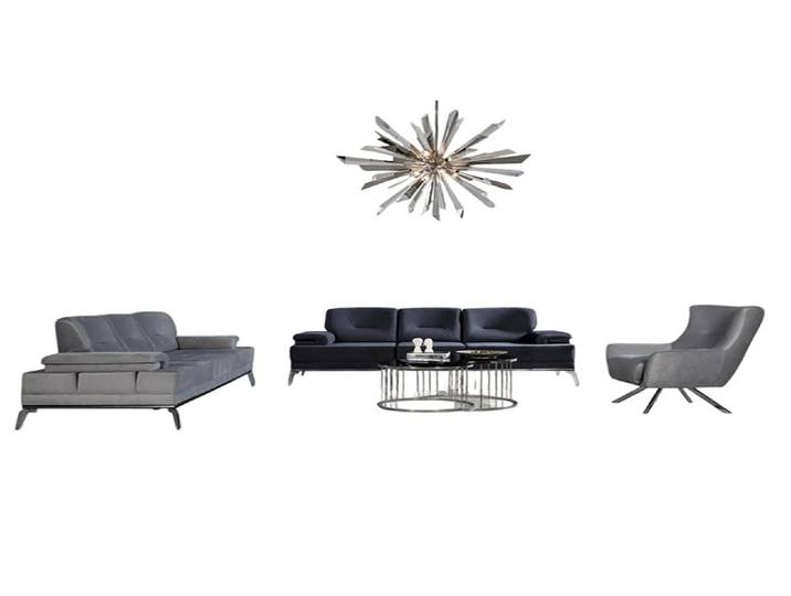 Xlmoebel Polstergarnitur Stoffsofa in modernem Design mit harmonischer Farbgestaltung, (Polstergarnitur, 3-tlg., Sofagarnitur 3 + 3 + 1 Sitzer), Hergestellt in Europa