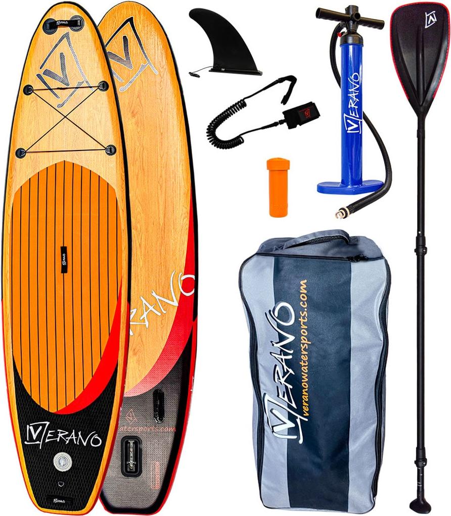 Verano Watersports Verano SUP CX 10.6 Set (+ Paddel und Pumpe) orange