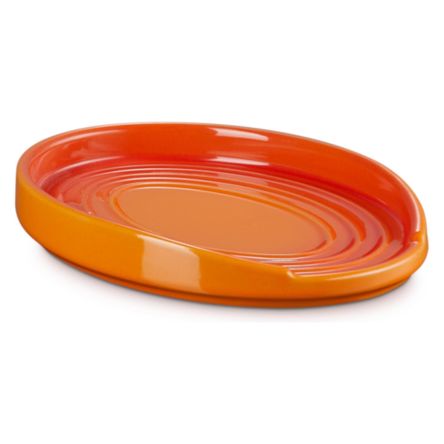 Le Creuset Creuset ova Löffelablage aus Steinzeug Ofenrot (71507150900099)