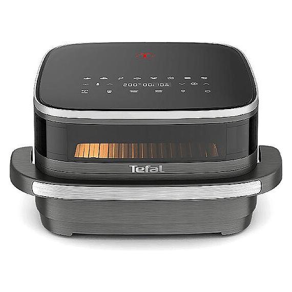 Tefal Easy Fry XL Surface (inkl. Pizza-Messer) Heissluftfritteuse (FW402H), Schwarz/Grau (1.20 l) (FW402HE0)