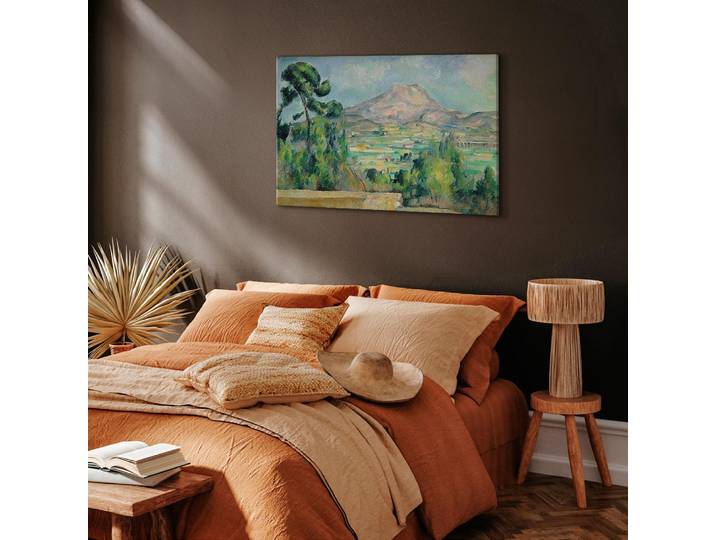 Toile Mont Sainte-Victoria Feutre Gris/Gris 90 x 60cm