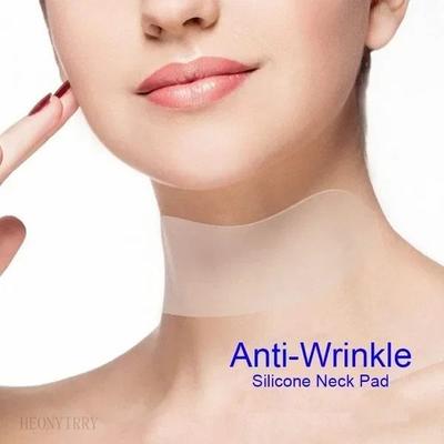 Useful Little Things Reusable Silicone Facial Smoothing Patches And Anti Wrinkle Pad Set 1pc Neck Pad