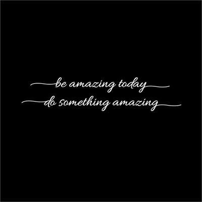 Uplifted Finds """Vogue Affirmation"" Mirror Decal   Minimalist Motivational Vinyl   Executive Vanity & Studio Sanctuary Decor qt14139 White 45 Cm"