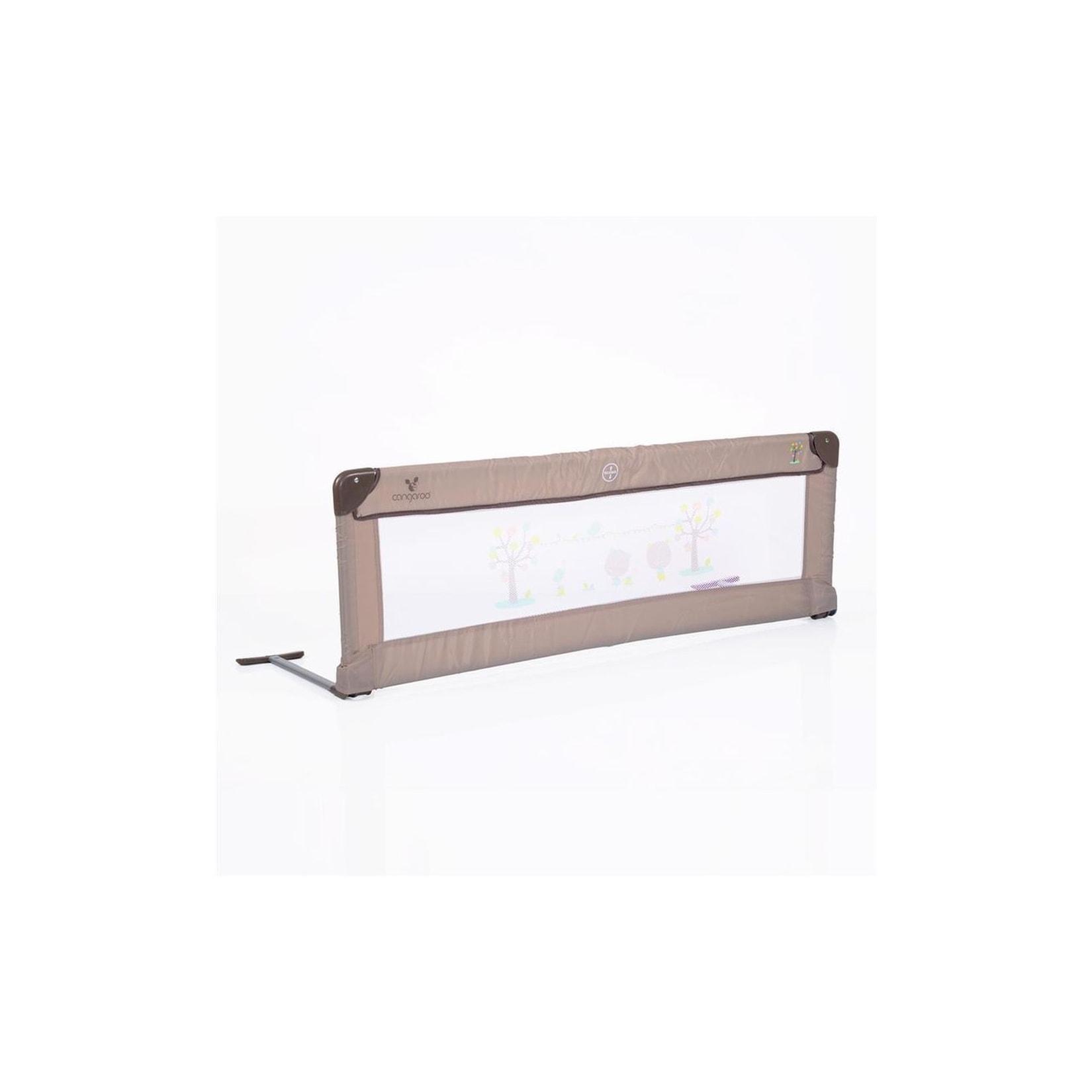 Cangaroo Bettschutzgitter, Bettgitter 130 x 43,5 cm für zuhause und unterwegs beige