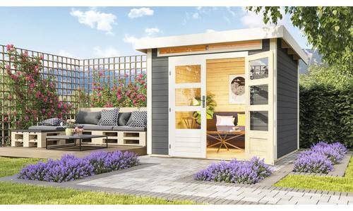 Gartenhaus Karibu Skandi 3 276 x 273 cm terragrau