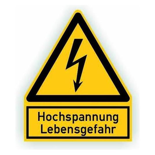 Cimco Warnschild HSP Lebensgefahr, 182728 (182728)