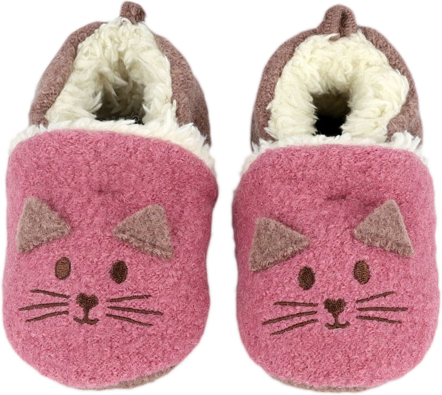 Lauflernschuh MAXIMO, Mädchen, Gr. 21/22, pink (ash rose, eichel), Obermaterial: 100% Wolle, Schuhe Lauflernschuh ash rose, eichel 21/22