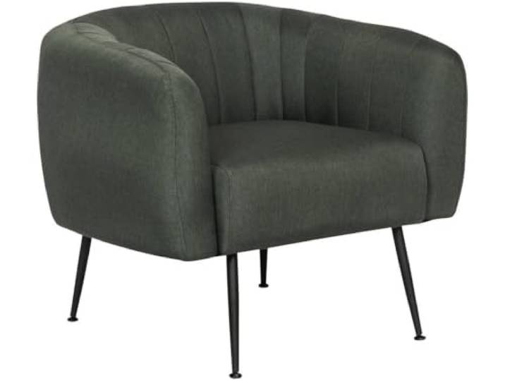 habitat et jardin Sessel aus Stoff Diana - 1 Person - Dunkelgrau