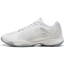Puma, Unisex, Hallenschuhe, Vantage Nitro (48), Grau, Silber, Weiss
