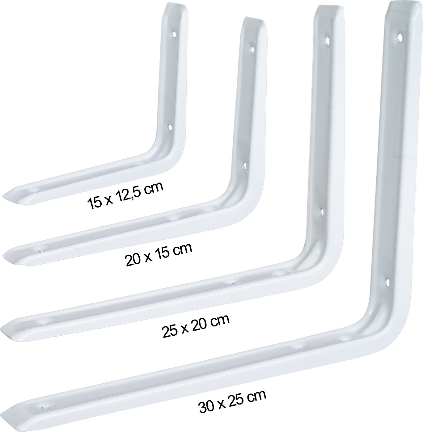 Domax Regalwinkel wit 25 x 20 cm