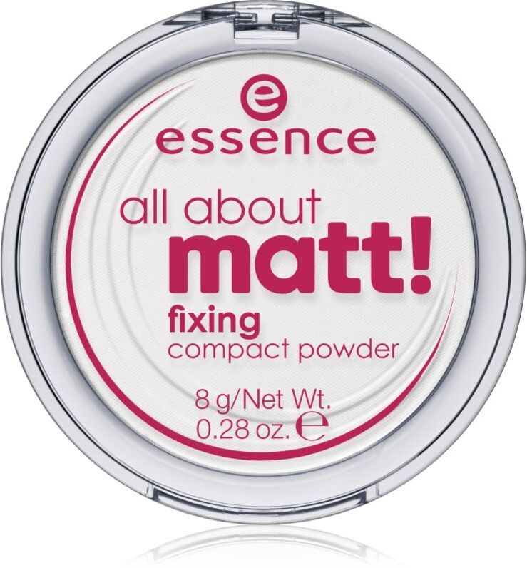 essence All About Matt! Kompakt transparent pudder 8 g