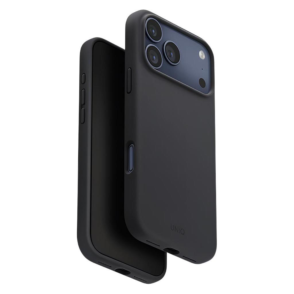 Uniq Lino Case for iPhone 17 Pro Magclick Charging Grey (Apple iPhone 17 Pro) (UNIQ-IP6.3P(2025)-LINOMCGRY)