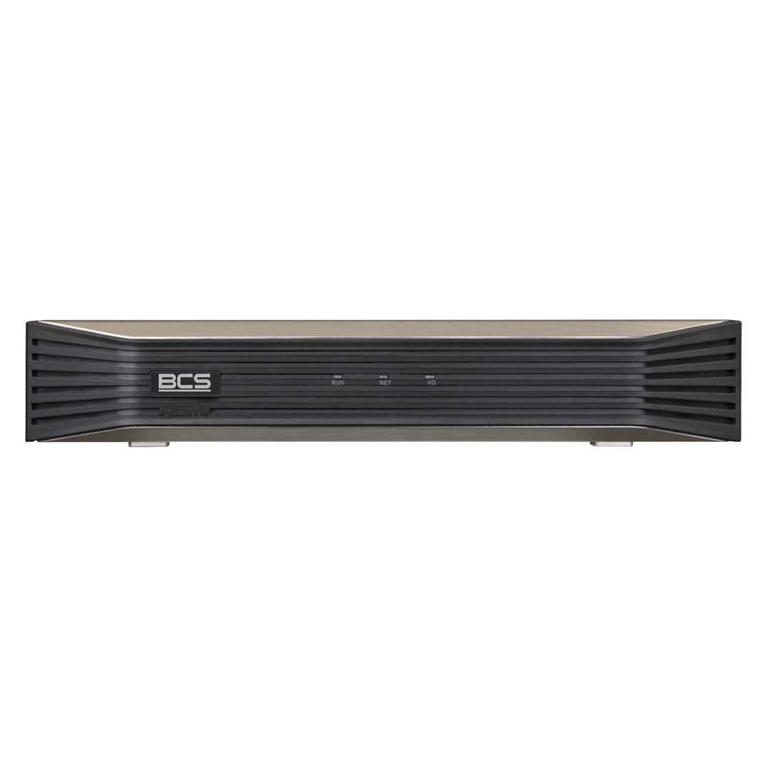 BCS BCS-P-NVR0801-4KE-8P-III 8-Kanal IP-Rekorder mit PoE und 4K HDMI-Ausgang (Netzwerk Videorecorder (NVR)) (BCS-P-NVR0801-4KE-8P-III)