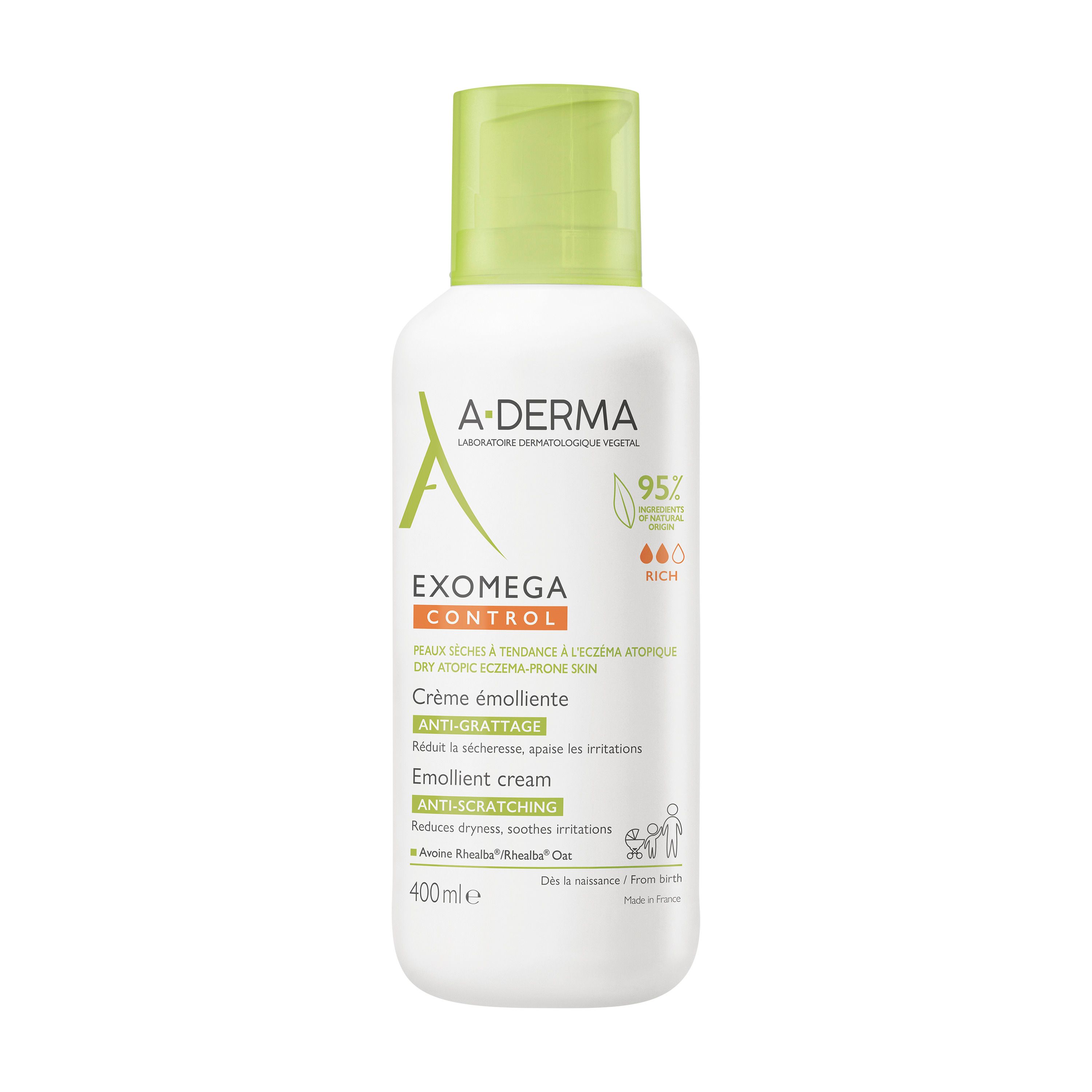 A-Derma Exomega Control Creme rückfettend 400 ml