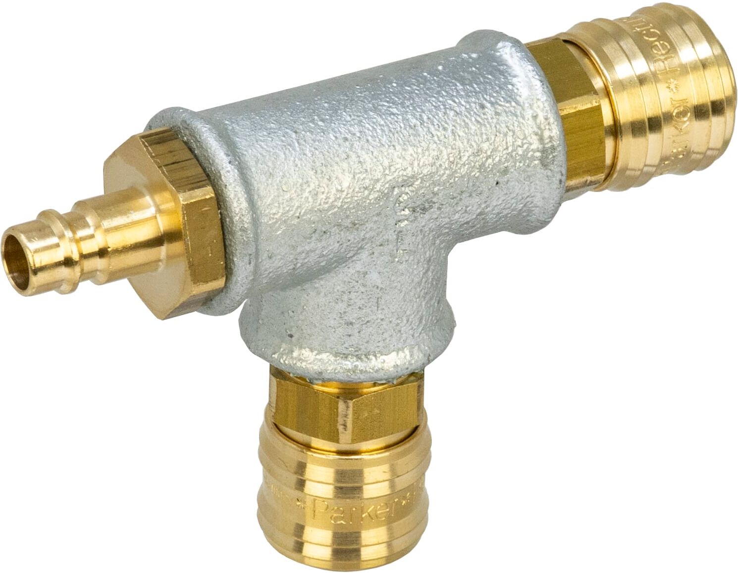 Hamilton Gas Products Ltd Quicksafe Quick Connection Coupling Tee