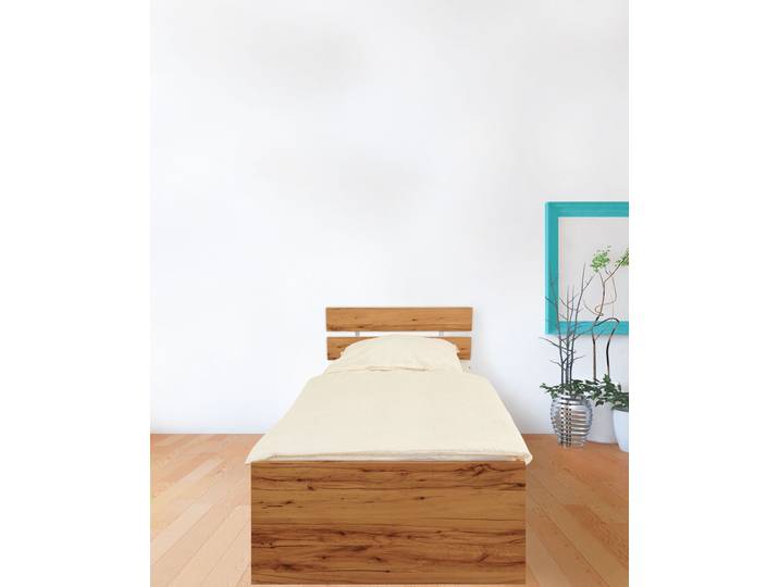 Futonbett PRIESS Lissabon , braun (astkernbuche), B:96cm, Betten, Futonbett
