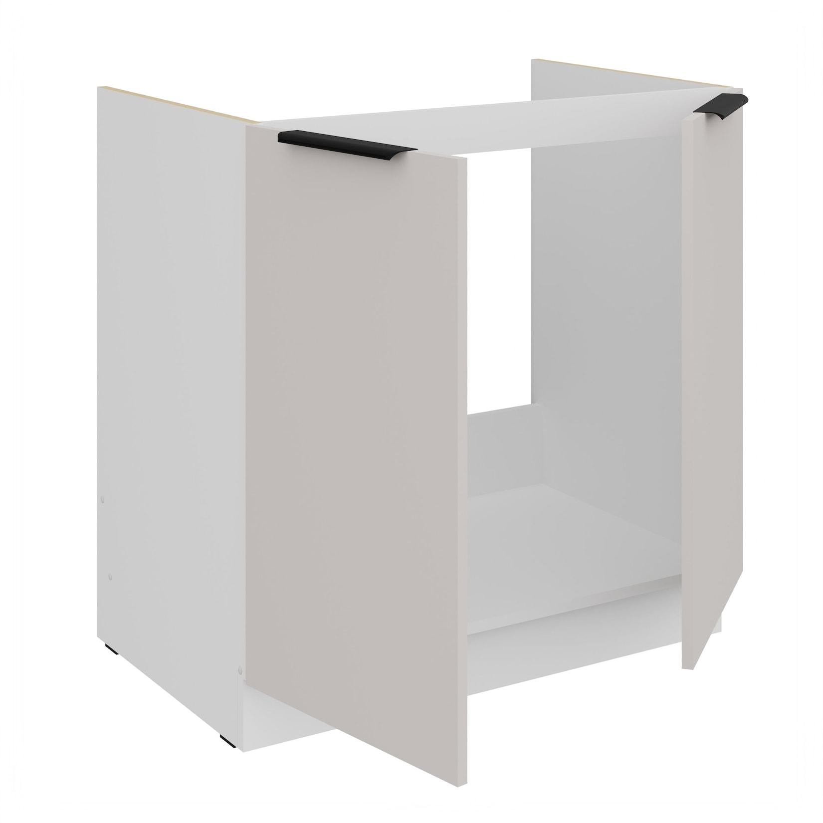 Küchen Spülenunterschrank 80 cm COMO Kaschmir Küche Küchenzeile Küchenblock