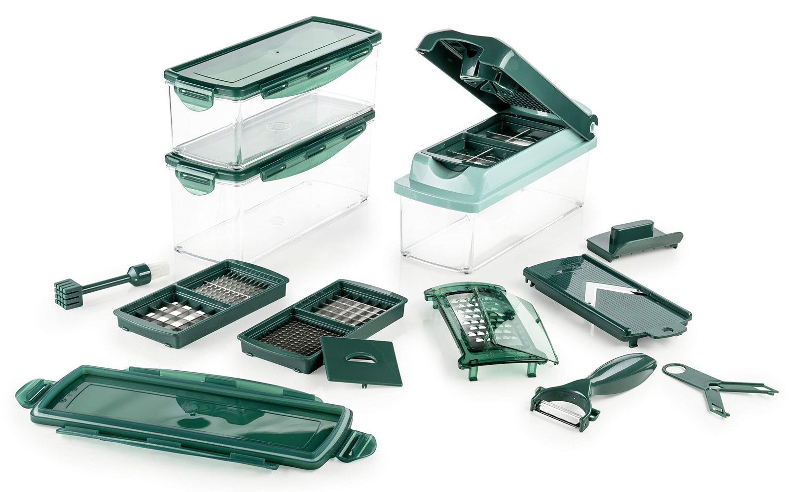 Genius Nicer Dicer Plus 18-delig groentesnijder en groenteschaaf