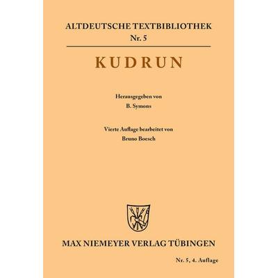 Kudrun, Taschenbuch von , De Gruyter, 978-3-11-098209-1