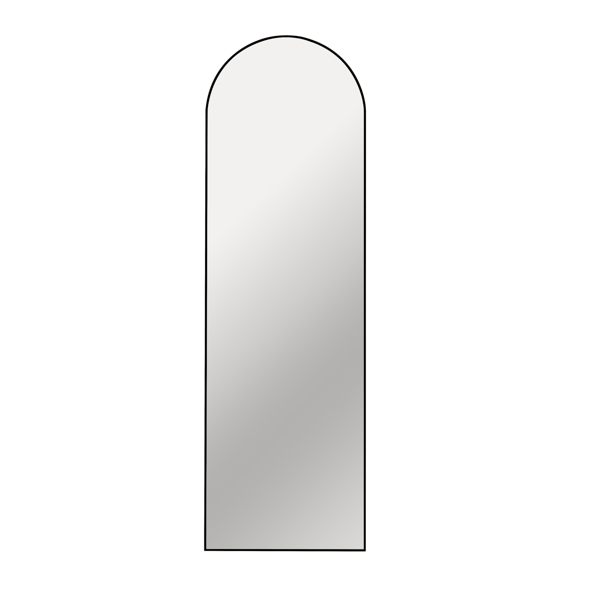 SONGMICS Ganzkörperspiegel, Spiegel gebogen, stehend oder wandmontiert LFMB35031B01