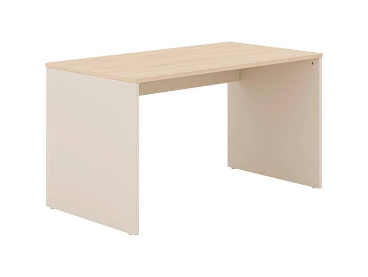 Paidi Schreibtisch Malio, Beige, Buchefarben, Wange, 70x73x130 cm, Blauer Engel, Goldenes M, Büromöbel, Schreibtische, Schreibtische