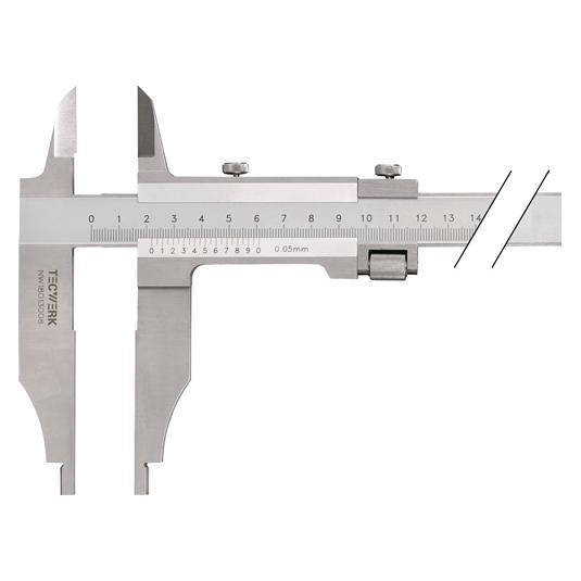 Tecwerk Werkstattmessschieber DIN 862 (25 cm) (2000851135)