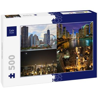 Lais Puzzle Collage Chicago 500 Teile
