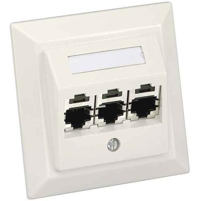 Panduit Schrägzentralplatte,3-Port CS3P6TGAWY