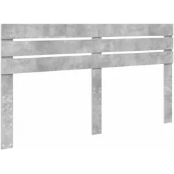 vidaXL Kopfteil Beton Grau 200 cm Holzwerkstoff
