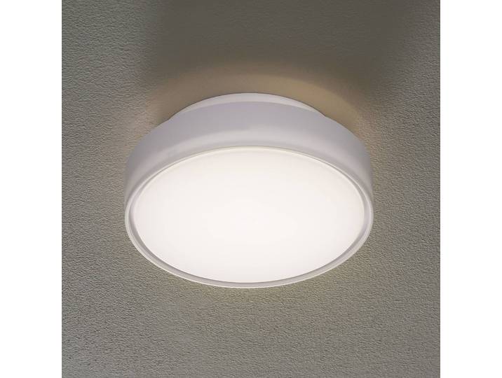 Fabas Luce LED Deckenlampe HATTON, weiß / opal, für Wohn- / Esszimmer, Kunststoff, Modern, LED Deckenleuchte