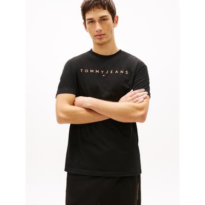 Tommy Jeans "TJM REGULAR LINEAR LOGO EXT" Rundhals, Regular Fit