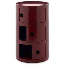 Componibili New Big Container Bordeaux Ohne Rollen 3 Elemente