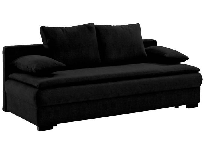 Z2 Schlafsofa SANTO, schwarz, Samt